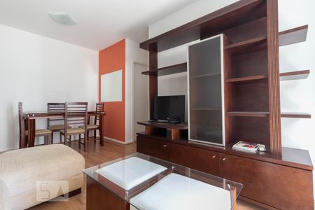 Sala de apartamento à venda com 1 quarto, 51m² em Jardim Paulista, São Paulo
