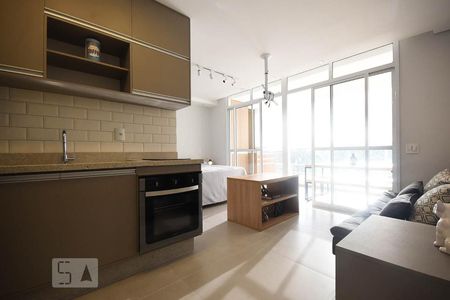 Sala de kitnet/studio para alugar com 1 quarto, 35m² em Real Parque, São Paulo