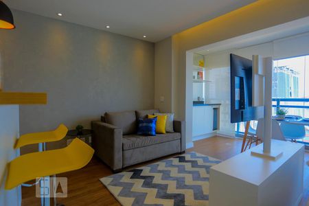 Sala TV de apartamento para alugar com 1 quarto, 40m² em Sumarezinho, São Paulo
