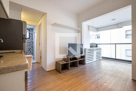 Sala/Cozinha de apartamento para alugar com 1 quarto, 40m² em Jardim Paulista, São Paulo