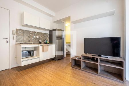 Sala/Cozinha de apartamento para alugar com 1 quarto, 40m² em Jardim Paulista, São Paulo