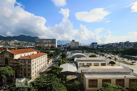 Vista da Sala de apartamento à venda com 1 quarto, 57m² em Centro, Rio de Janeiro