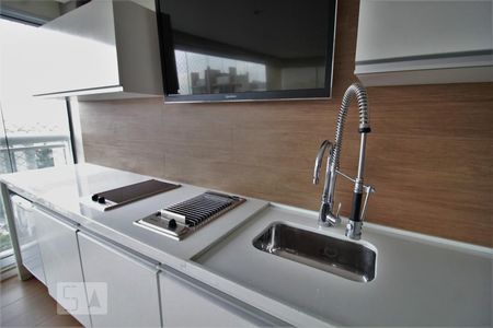 Apartamento à venda com 180m², 4 quartos e 3 vagasDetalhe da varanda gourmet