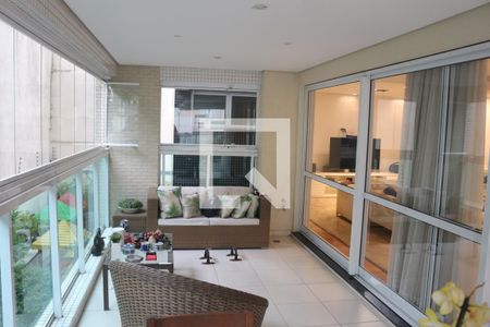 Varanda da Sala de apartamento à venda com 3 quartos, 242m² em Santo Antônio, São Caetano do Sul