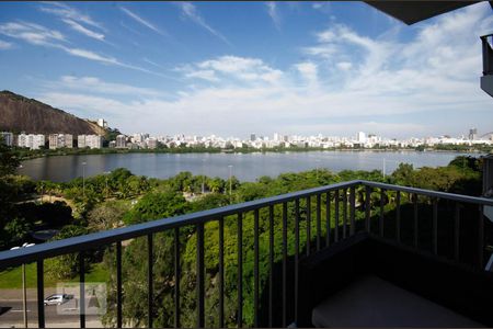 Vista da Varanda de apartamento para alugar com 1 quarto, 78m² em Lagoa, Rio de Janeiro