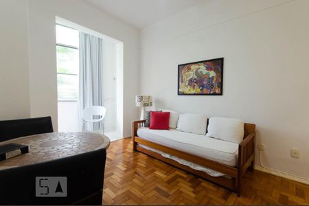 Sala de apartamento para alugar com 1 quarto, 45m² em Ipanema, Rio de Janeiro