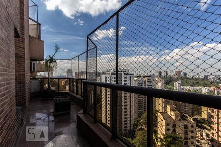 Varanda de apartamento para alugar com 4 quartos, 592m² em Vila Andrade, São Paulo