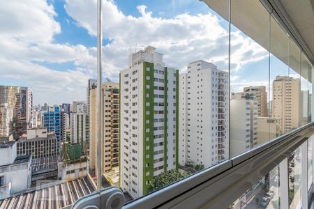 Varanda - Vista de apartamento à venda com 2 quartos, 65m² em Pinheiros, São Paulo