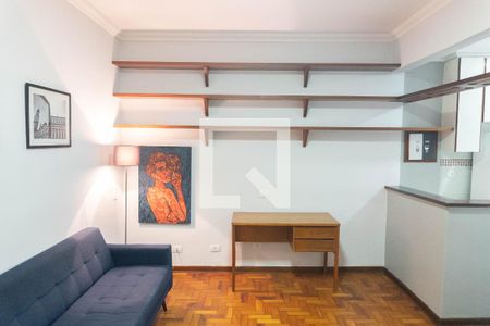 sala de apartamento para alugar com 1 quarto, 52m² em Bela Vista, São Paulo
