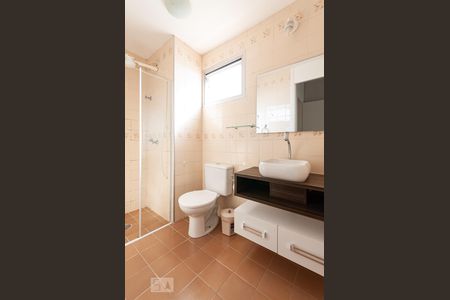 Banheiro Quarto Suíte de apartamento para alugar com 1 quarto, 63m² em Vila Paraiso, Campinas