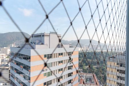 Vista - Sala de apartamento para alugar com 3 quartos, 98m² em Botafogo, Rio de Janeiro