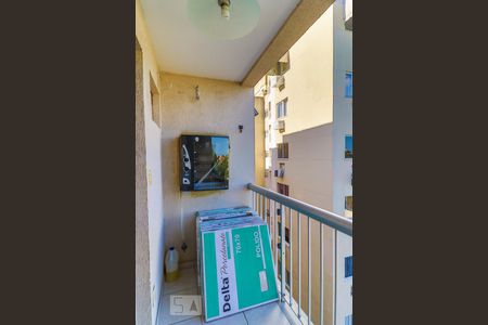 Varanda Gourmet Sala de apartamento para alugar com 3 quartos, 160m² em Taquara, Rio de Janeiro