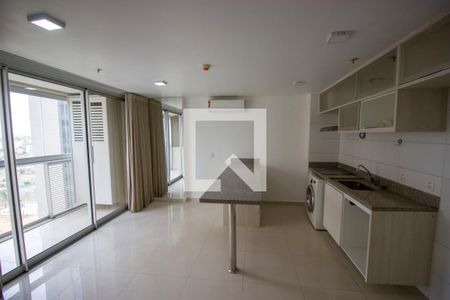 Sala/Cozinha de apartamento para alugar com 1 quarto, 34m² em Norte (águas Claras), Brasília