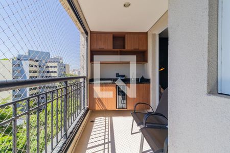 Varanda da Sala de apartamento à venda com 2 quartos, 70m² em Jardim Parque Morumbi, São Paulo