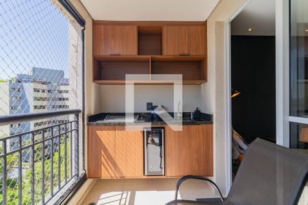 Varanda da Sala de apartamento à venda com 2 quartos, 70m² em Jardim Parque Morumbi, São Paulo