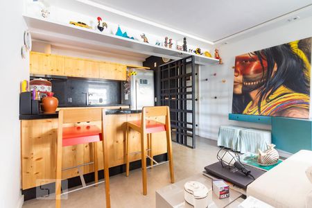 Sala  de apartamento para alugar com 2 quartos, 72m² em Cidade São Francisco, São Paulo