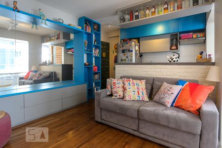 Sala de apartamento para alugar com 1 quarto, 40m² em Bela Vista, São Paulo