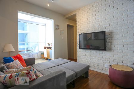 Detalhe Sala de apartamento para alugar com 1 quarto, 40m² em Bela Vista, São Paulo