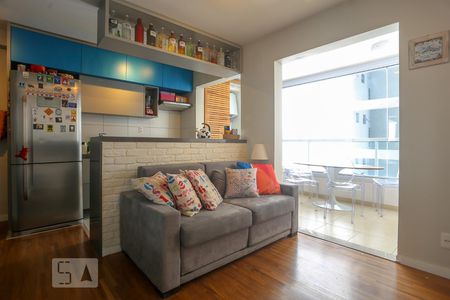 Sala de apartamento para alugar com 1 quarto, 40m² em Bela Vista, São Paulo