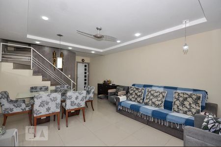 Sala de casa de condomínio à venda com 3 quartos, 140m² em Freguesia, Rio de Janeiro