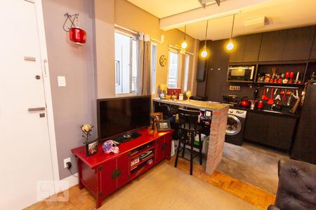 Sala de apartamento para alugar com 1 quarto, 40m² em Perdizes, São Paulo