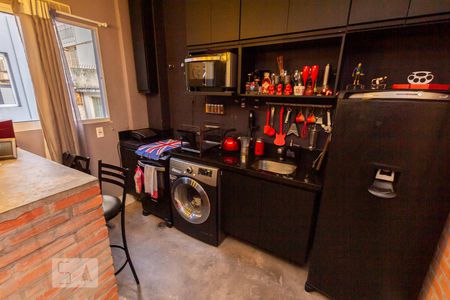 Cozinha de apartamento para alugar com 1 quarto, 40m² em Perdizes, São Paulo