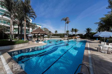 Área Comum - Piscina de apartamento para alugar com 1 quarto, 52m² em Recreio dos Bandeirantes, Rio de Janeiro