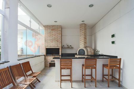Apartamento à venda com 46m², 1 quarto e 1 vagaChurrasqueira