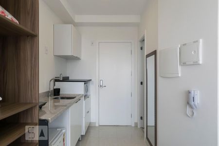 Studio - Cozinha de kitnet/studio para alugar com 1 quarto, 22m² em Sé, São Paulo