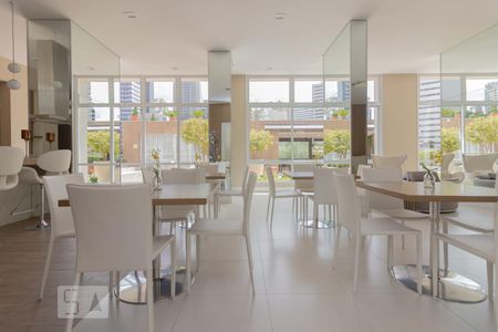 Studio à venda com 46m², 1 quarto e 1 vaga Studio à venda com 46m², 1 quarto e 1 vagaSalão de festas gourmet