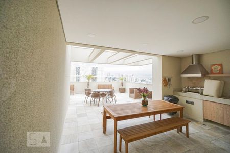 Studio à venda com 30m², 1 quarto e 1 vagaChurrasqueira e salão de festas