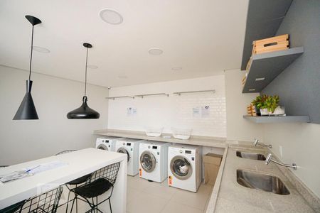 Studio à venda com 30m², 1 quarto e 1 vagaLavanderia