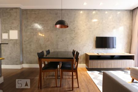 sala de apartamento à venda com 2 quartos, 77m² em Jardim Leonor, São Paulo