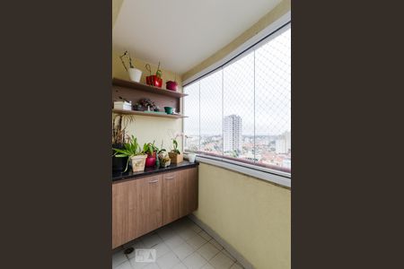 Varanda da sala de apartamento para alugar com 2 quartos, 62m² em Santa Terezinha, São Bernardo do Campo