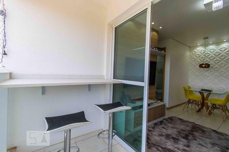 Varanda da Sala de apartamento para alugar com 2 quartos, 49m² em Taguatinga Sul (taguatinga), Brasília