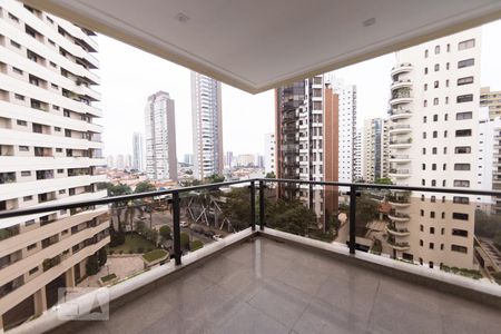 Varanda Sala de Estar de apartamento à venda com 4 quartos, 346m² em Jardim Tatuapé, São Paulo