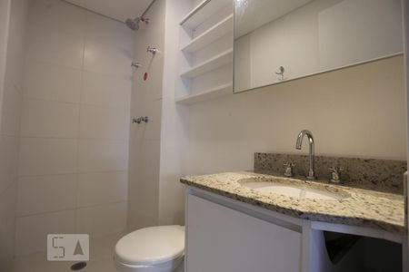 Banheiro de kitnet/studio à venda com 1 quarto, 40m² em Santa Cecília, São Paulo