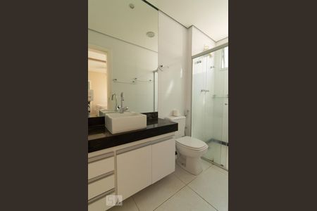 Banheiro da Suíte de apartamento à venda com 3 quartos, 98m² em Castelo, Belo Horizonte