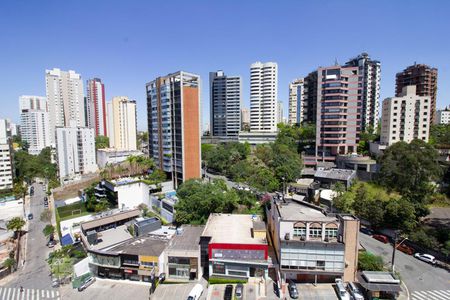Vista da varanda de apartamento à venda com 3 quartos, 75m² em Vila Andrade, São Paulo
