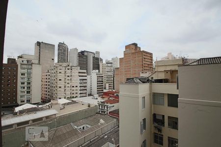 Vista de kitnet/studio para alugar com 1 quarto, 29m² em República, São Paulo