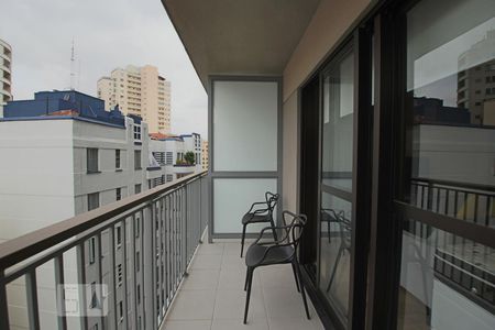 Varanda de kitnet/studio para alugar com 1 quarto, 29m² em República, São Paulo