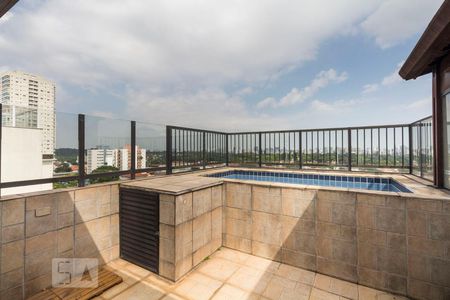 Apartamento à venda com 112m², 1 quarto e 2 vagasÁrea Externa da cobertura