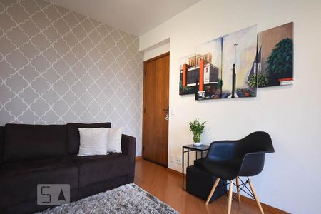 Detalhe da Sala de apartamento para alugar com 1 quarto, 50m² em Vila Andrade, São Paulo
