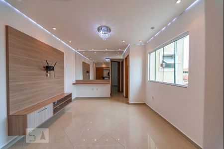 Sala de apartamento à venda com 2 quartos, 100m² em Vila Camilópolis, Santo André