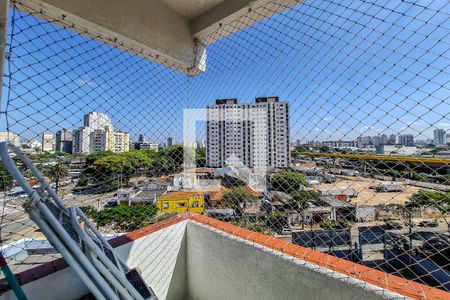 sala vista janela de apartamento à venda com 1 quarto, 50m² em Vila Monumento, São Paulo