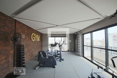 Studio à venda com 25m², 1 quarto e sem vaga Studio à venda com 25m², 1 quarto e sem vagaÁrea comum - Academia