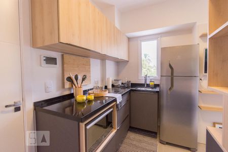 Cozinha /Studio de kitnet/studio para alugar com 1 quarto, 22m² em Mercês, Curitiba