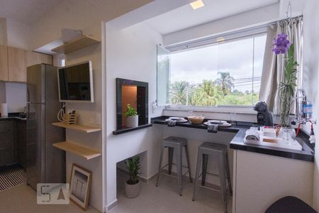 Churrasqueira /Studio de kitnet/studio para alugar com 1 quarto, 22m² em Mercês, Curitiba