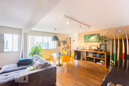 Sala de apartamento para alugar com 1 quarto, 78m² em Vila Olímpia, São Paulo