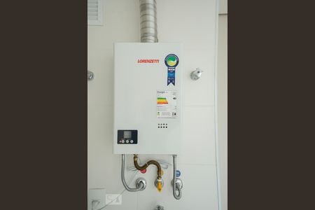 Detalhe varanda de apartamento para alugar com 1 quarto, 42m² em Brás, São Paulo